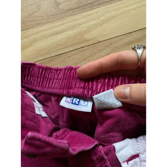 KRU Kids Y2K Purple Corduroy Flare Pants - Picture 5 of 5